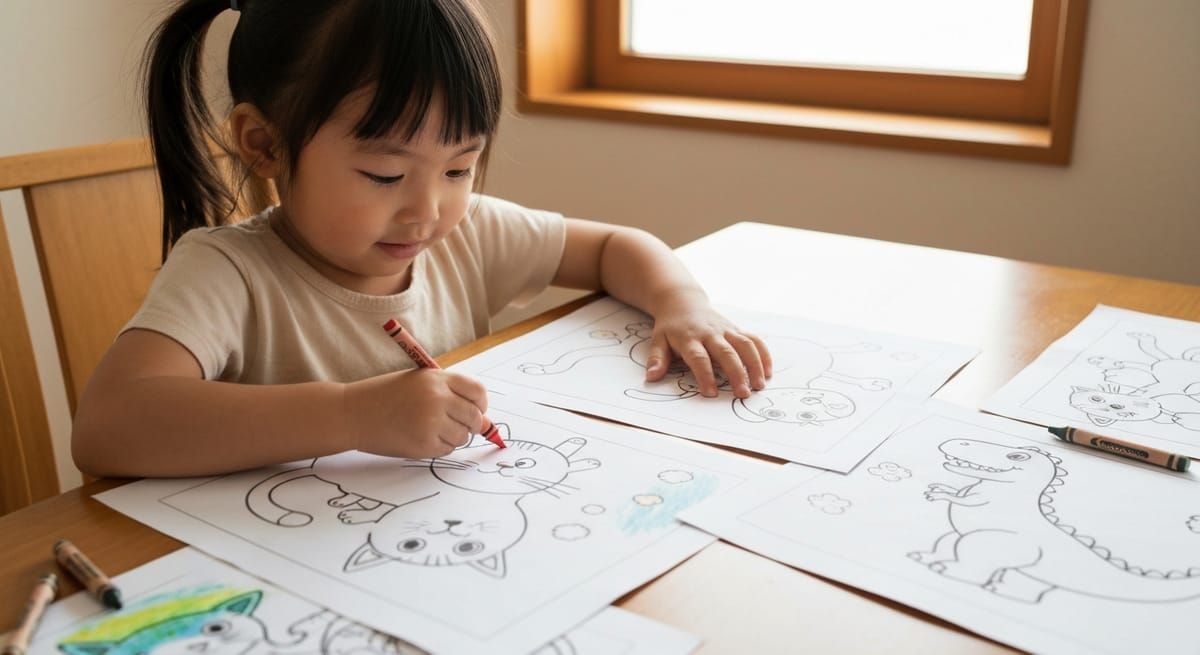 Coloriages d'animaux pour enfants : un guide pour les parents sur l'apprentissage par le coloriage