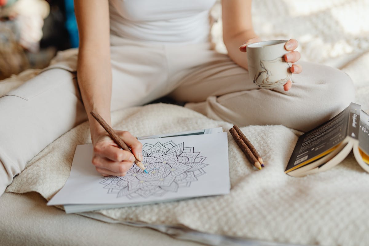 Coloring pages for stress relief: what the research actually says