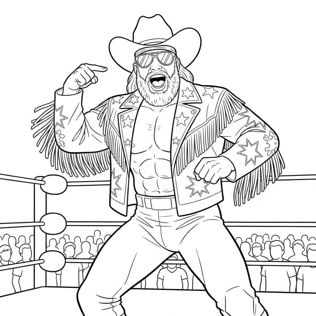 hombre machista y lujurioso salvaje - Página para colorear gratis