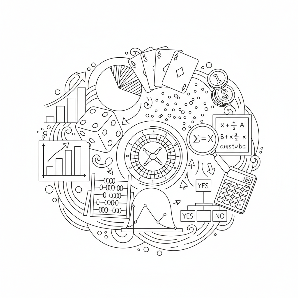 Estadística y probabilidad - Free Printable Coloring Page