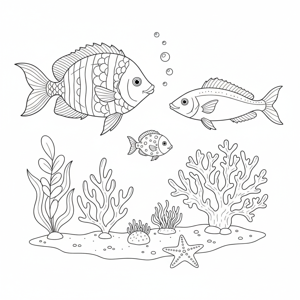 Underwater Fish Scene - Image A